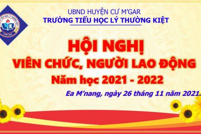 Hội nghị viên chức, người lao động năm học 2021-2022