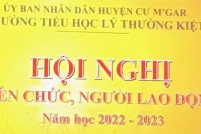 Hội nghị viên chức, người lao động năm học 2022-2023